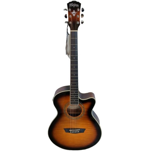 Sunburst Jumbo Acoustic-Electric Guitar