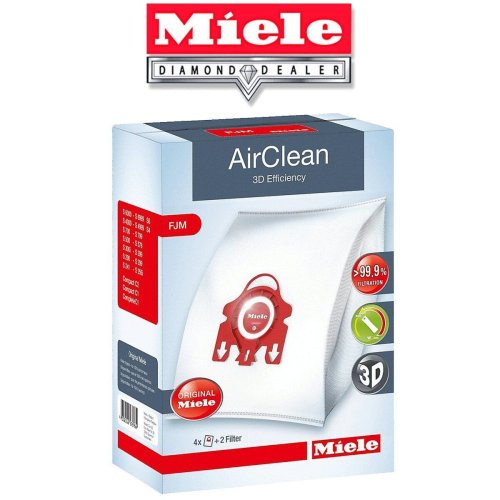 AirClean HEPA Vacuum Bags with Filters by Miele (FJM)