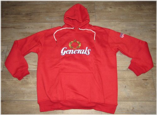 Gridiron Glory Retro Hoodie - Red Royal (Men's Size 2XL)