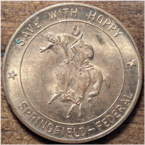 Hopalong Cassidy Hoppy Lucky Savings Token