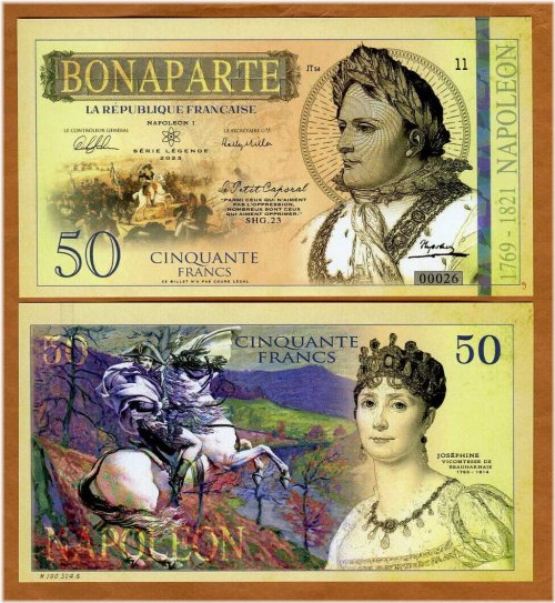 Napoleon's Private Issue Polymer Francs