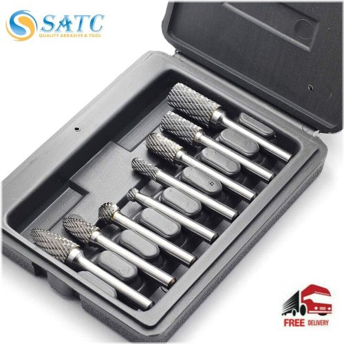 Tungsten Carbide Double Cut Rotary Burr Set