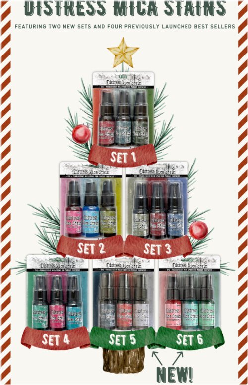 Holiday Mica Stain Sprays Set