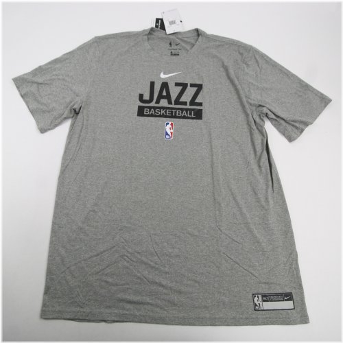 Jazz Gray Nike Authentic Men's Shirt