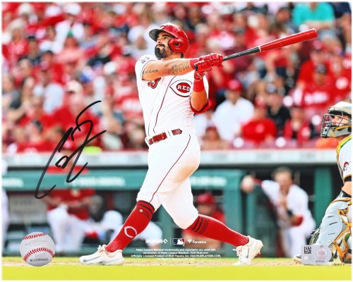Reds Slugger Autographed 8x10 Photo