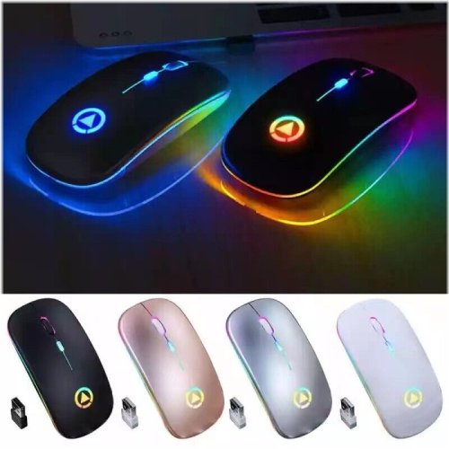 Rainbow Glide Wireless Mouse