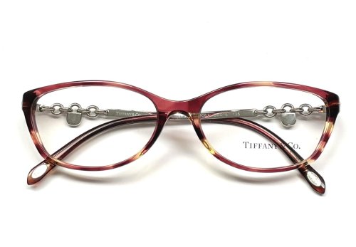 Crystal Red Purple Mix w/Silver Lock Frames