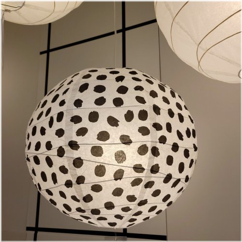 Monochrome Rice Paper Pendant Shades