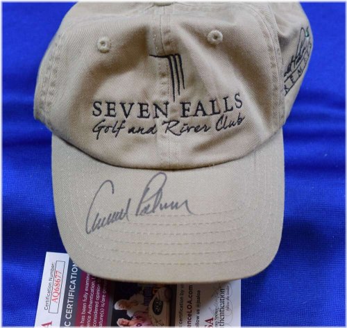Seven Falls Hat Signed by Arnold Palmer with JSA COA