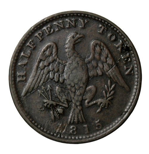 Lower Canada Eagle Britannia Imitation Halfpenny Token LC-54d2