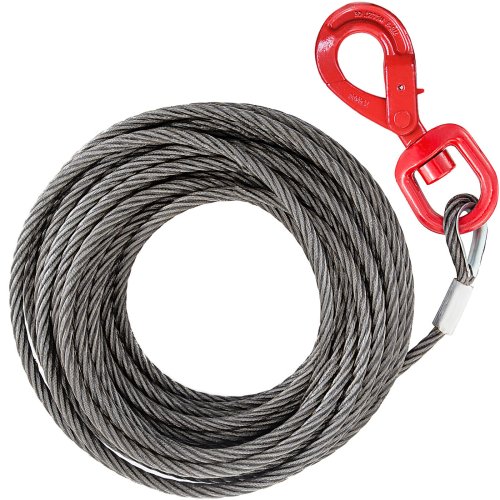 SecureSwivel Winch Cable with Fiber Core