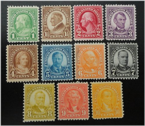 Portrait Stamps Collection 1926-1934