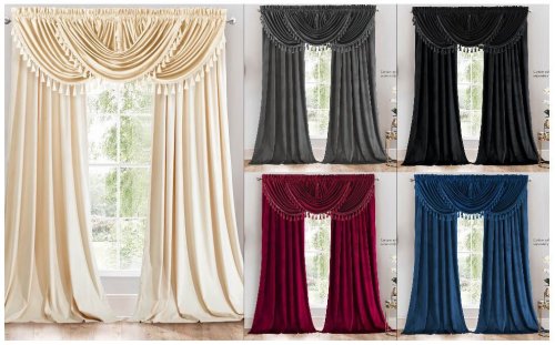 Velvet Cascade Valance