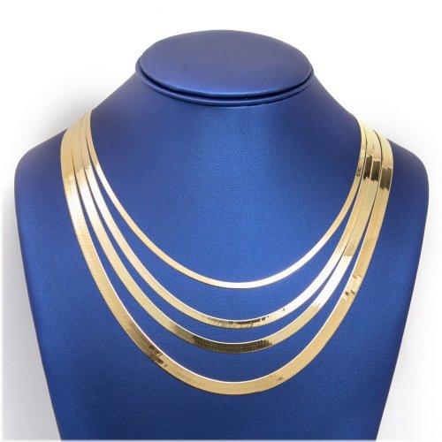 Sunbeam Necklace Chain in 14K Solid Yellow Gold