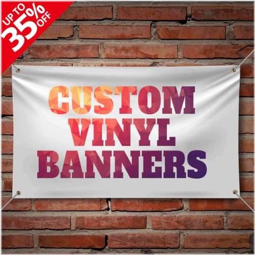 Anley Signature Banner - Premium Vinyl Sign for Retail and Service Businesses