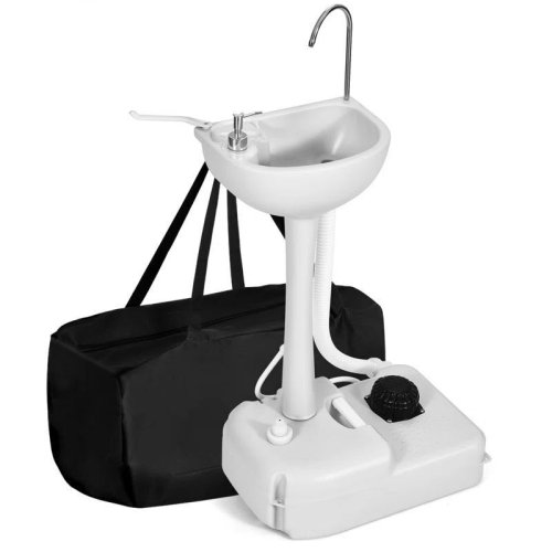 Travel Wash Station with 4.5 Gallon Basin