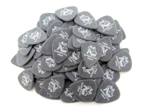 Black Gator Grip Picks - Set of 72 (2.0mm)