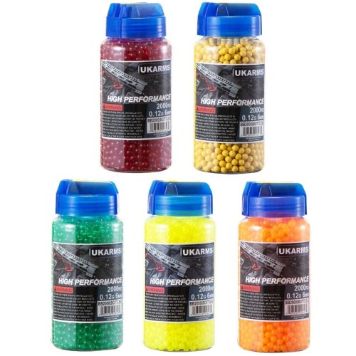 PrecisionShot Airsoft BBs - 2000 Count Bottle