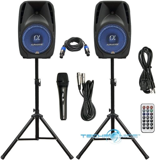 ProSound 2500W Powered DJ Speaker Set