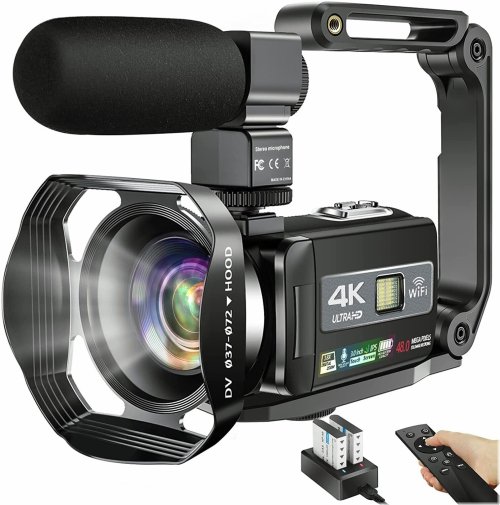 VisionPro 4K Camcorder - Capturing Life's Moments in Ultra HD Clarity