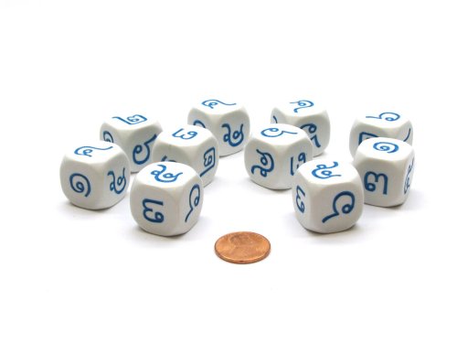 Thai Number Dice Set