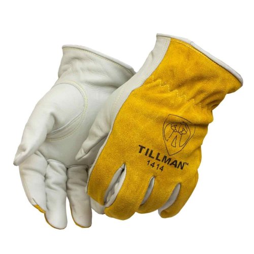 Pearl Cowhide Work Gloves by Tillman 1414