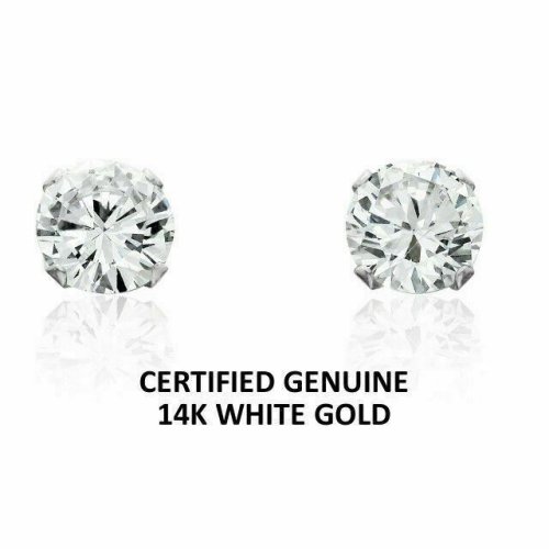 Sparkling Solitaire Studs