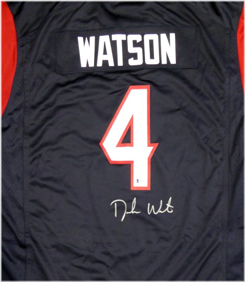 Watson Blue Nike Autographed Jersey