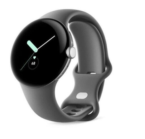 Pixel Timepiece Silver Charcoal