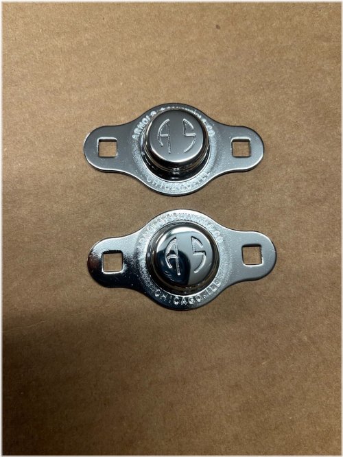 Chrome Pedal Caps for 26" Bicycles