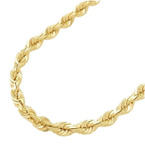 Golden Rope Chain Necklace