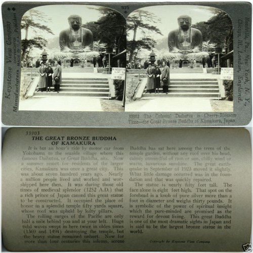 Buddhist Marvels Stereoview