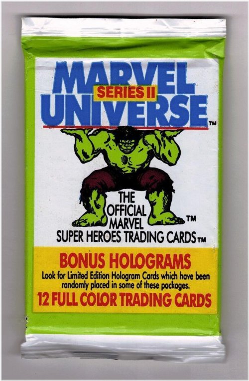 Marvel Universe Series 2 Trading Card Pack - Incredible Hulk Edition