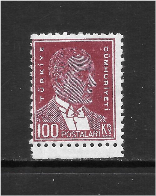 Atatürk's Maroon Legacy Stamp