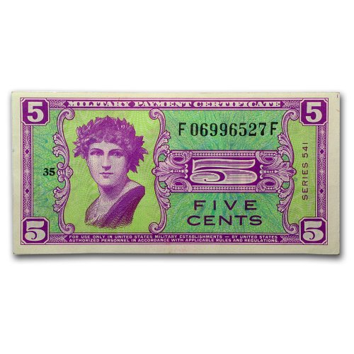 Crisp 5-Cent MPC from Series 541 - SKU