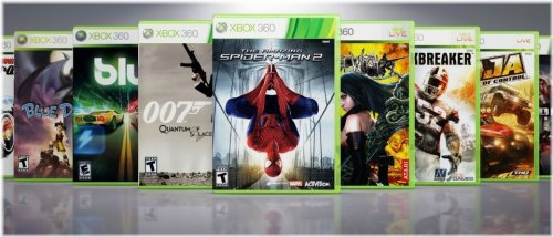 Xbox 360 Cover Replacement Set - Title #-B, Cases and Inserts (Games Not Included)