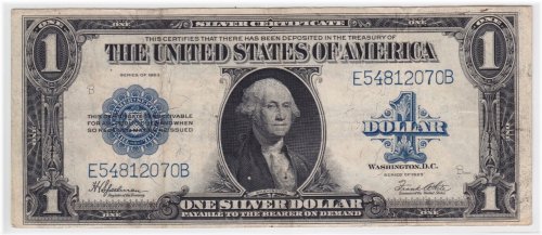 1923 Horse Blanket Silver Certificate