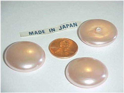 Pink Pearl Vintage Cabochons
