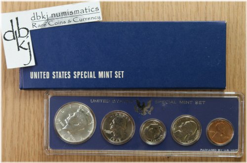 1966 United States Mint Collection - Authentic 5-Coin Set