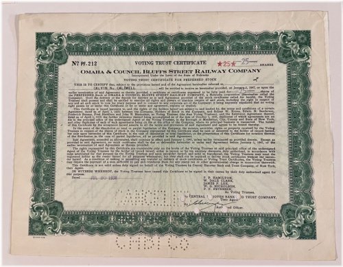 Transit Heritage Certificate