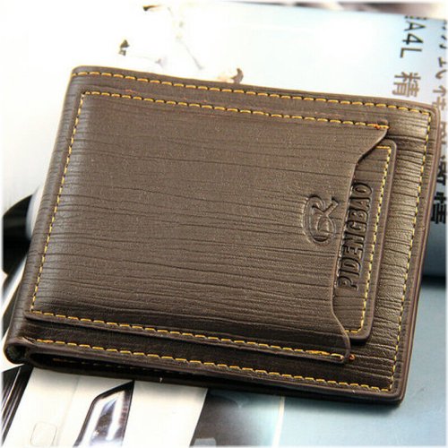 Classic Leather Bifold Wallet for Men - Securely Holds Your Cards, ID, and Cash