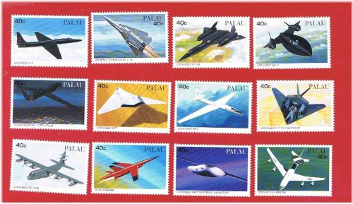 Micronesian Spy Planes Stamp Set