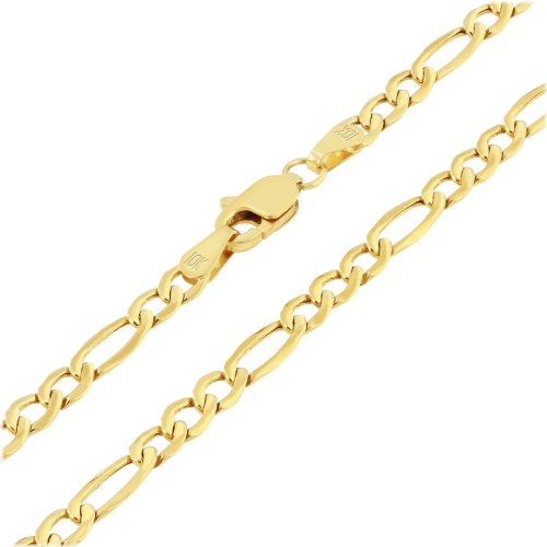 Golden Figaro Link Chain Necklace
