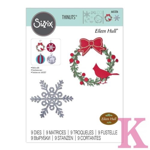 Holiday Trimmings Metal Die Set