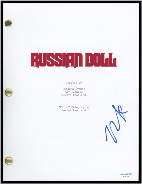 Russian Doll" Full Pilot Episode Script Autographed by Natasha Lyonne