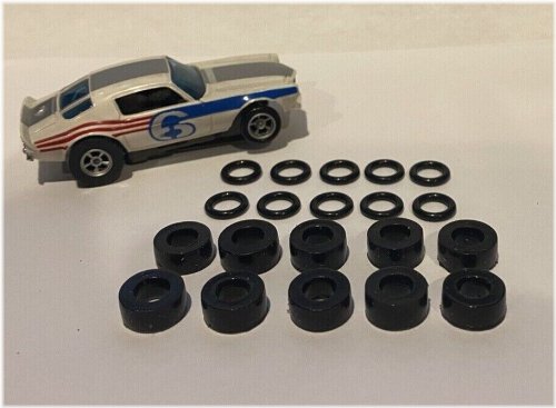 HO Slot Car Urethane Tire Set for AFX and Aurora Models