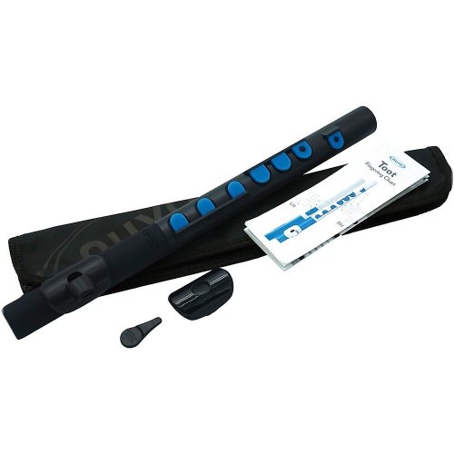 Silicone Keyed Nuvo TooT Flute in Black and Blue for Students