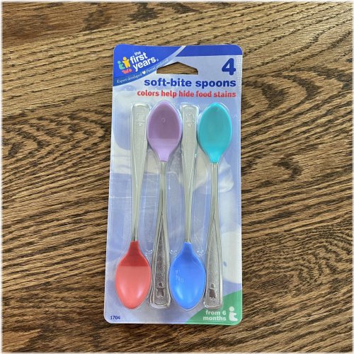 Soft Bite Stainless Baby Spoons