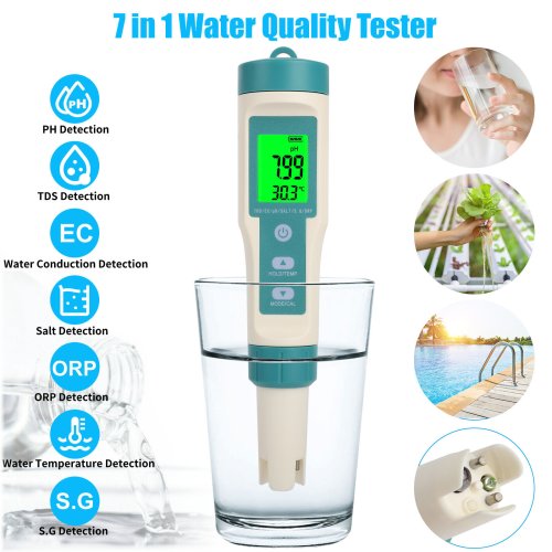 Plant Care Pro: Digital 7-in-1 Water Quality Tester