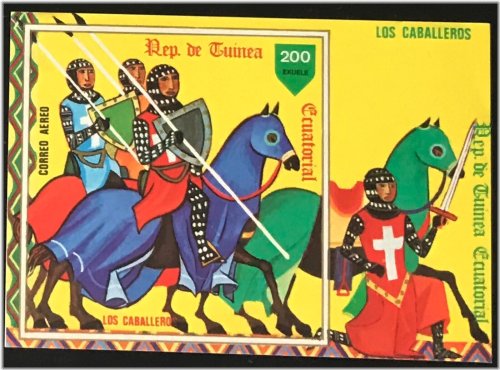 Equatorial Guinea Equestrian Heritage Stamp Set